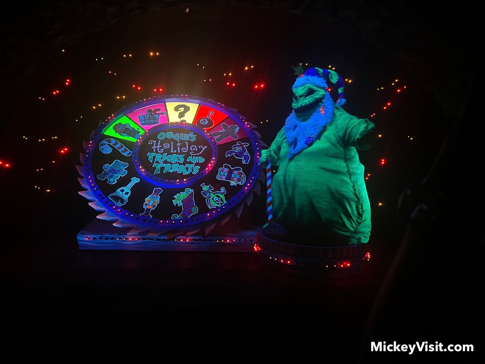 Oogie Boogie figure in Haunted Mansion Holiday