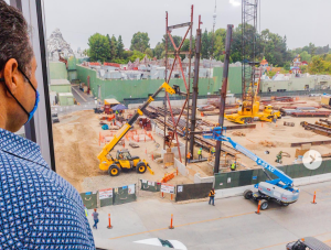 new disneyland park ride going vertical