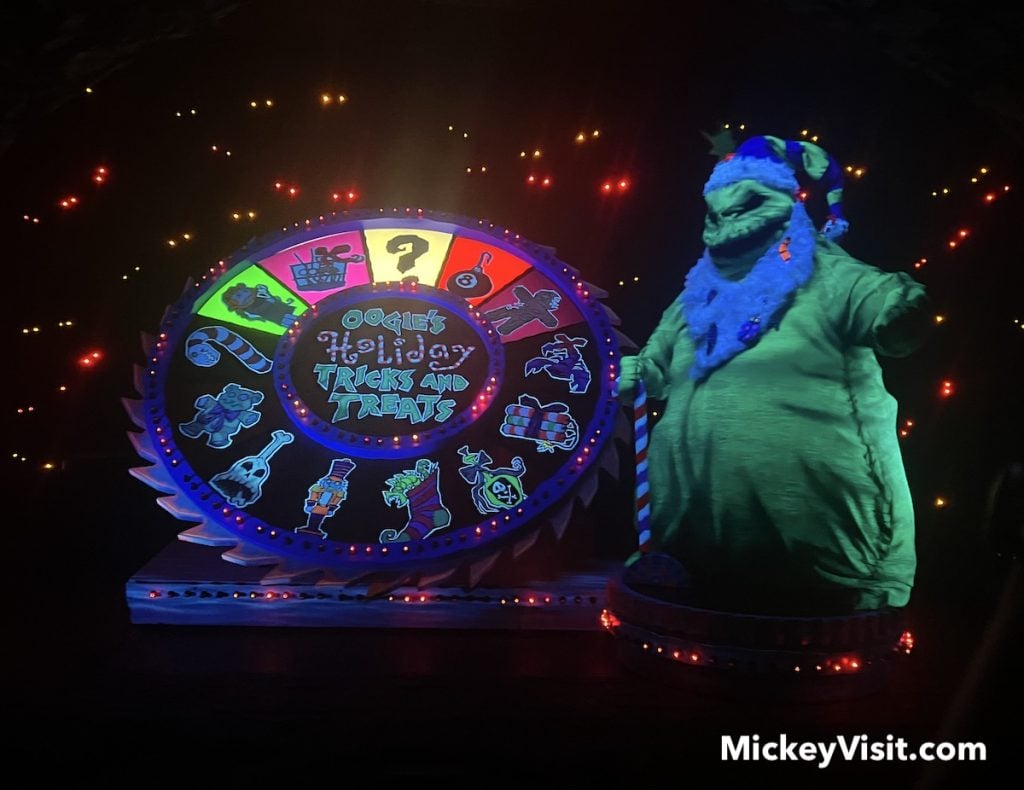 oogie boogie figure at haunted mansion