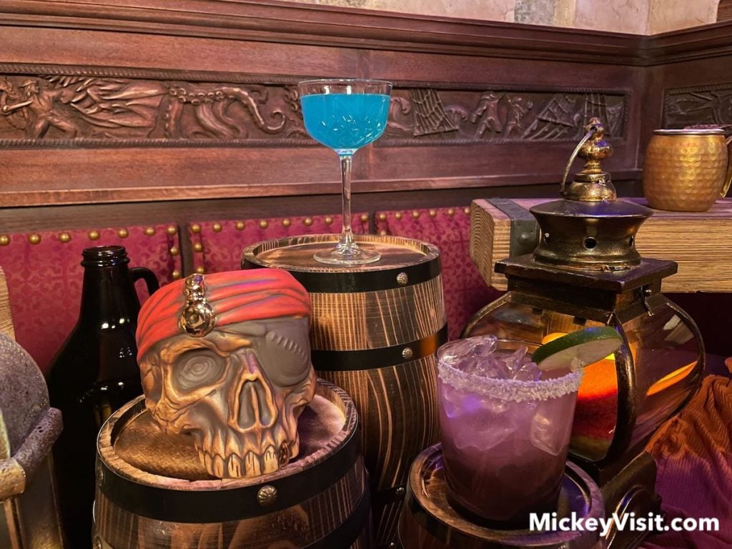 skull drink beak and barrel