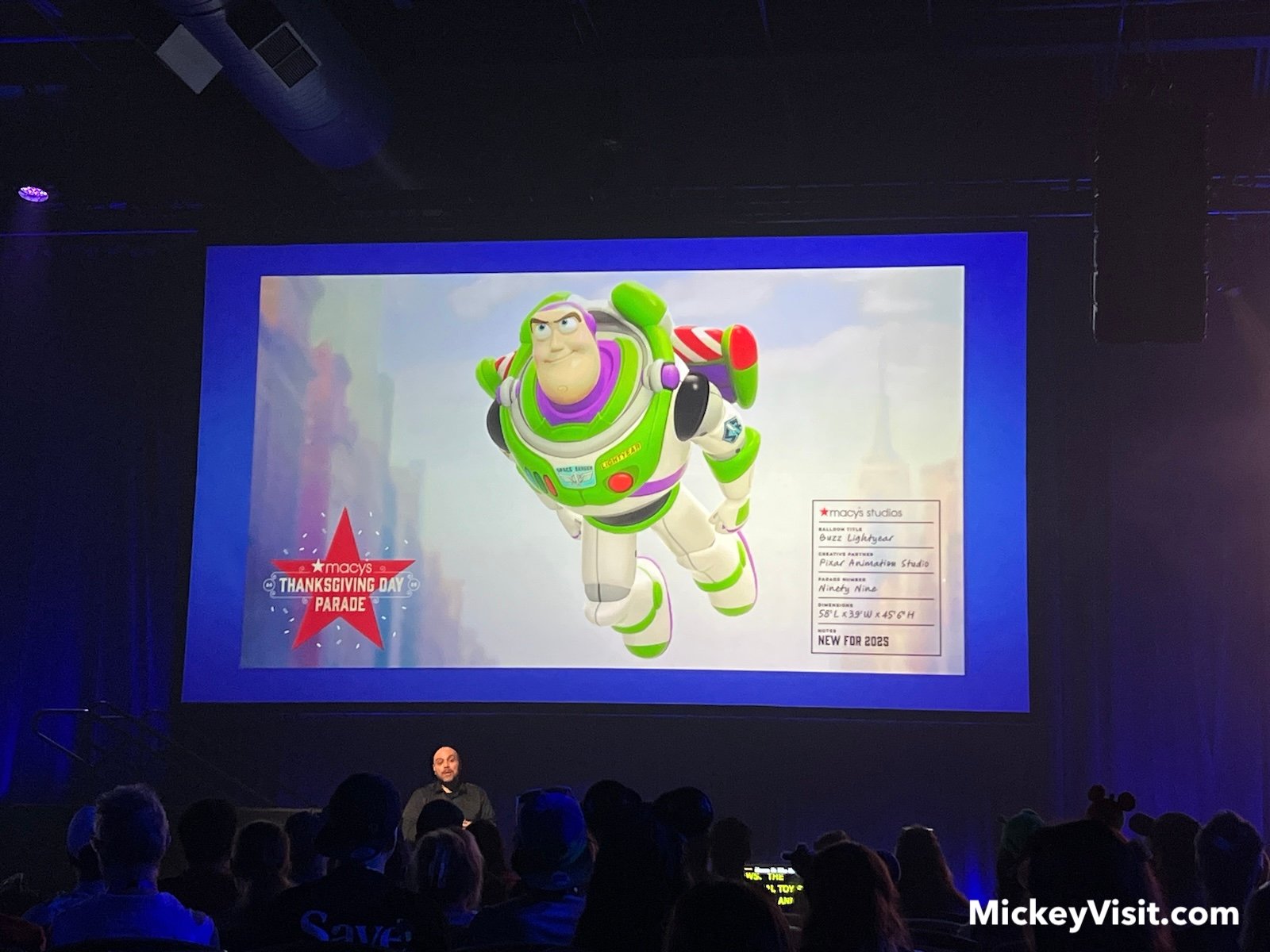 Buzz Lightyear balloon in Macy’s Thanksgiving Day Parade
