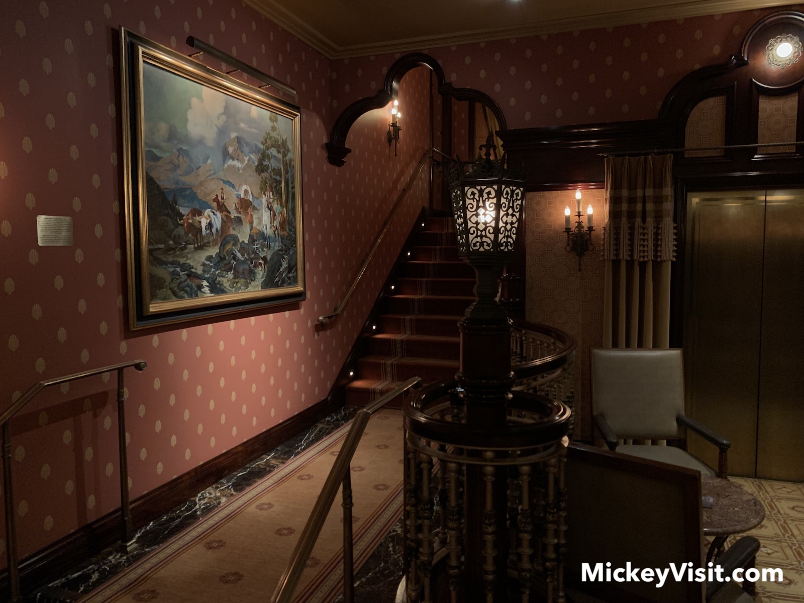 Carthay Circle staircase