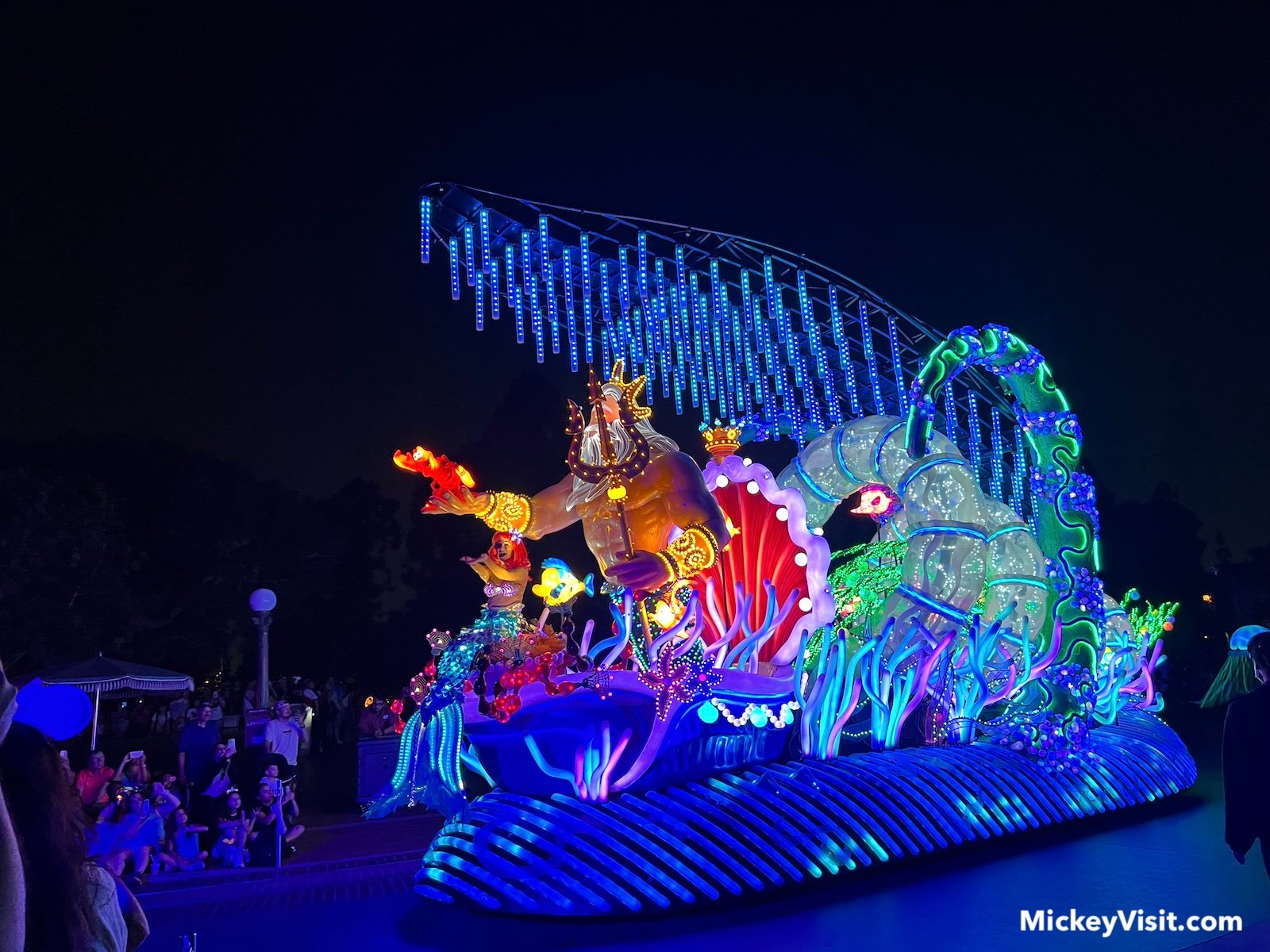 Little Mermaid float Paint the Night