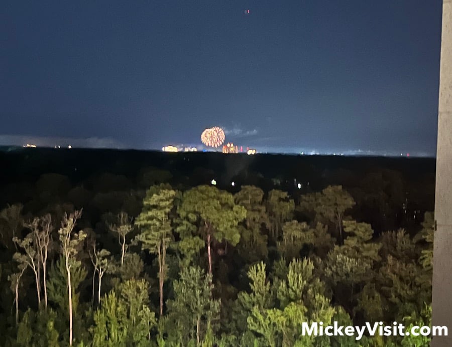 drury plaza disney world fireworks view