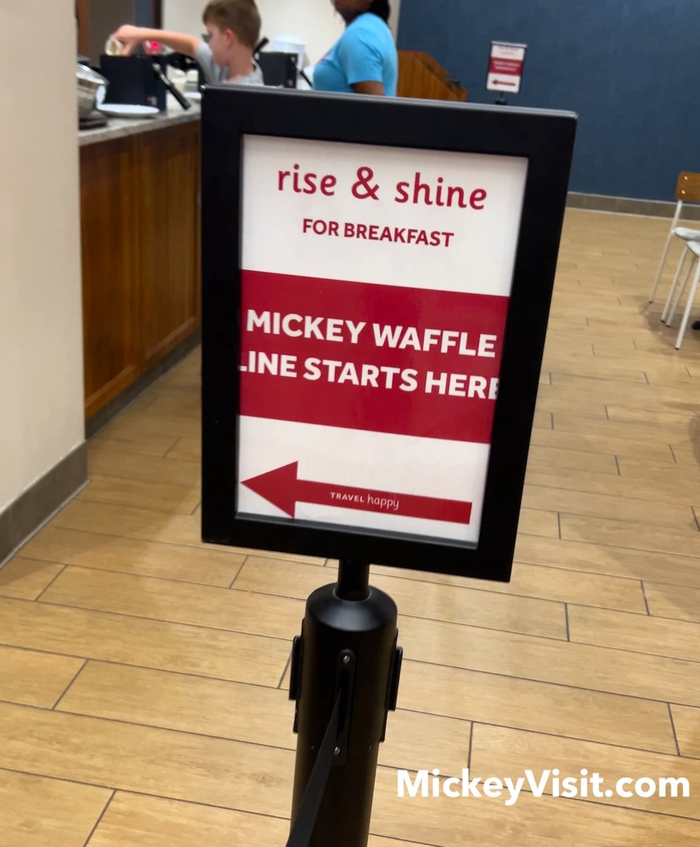 drury plaza disney world mickey mouse waffle station