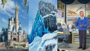 Cinderella Castle repaint, World of Frozen, and Walt Disney animatronic