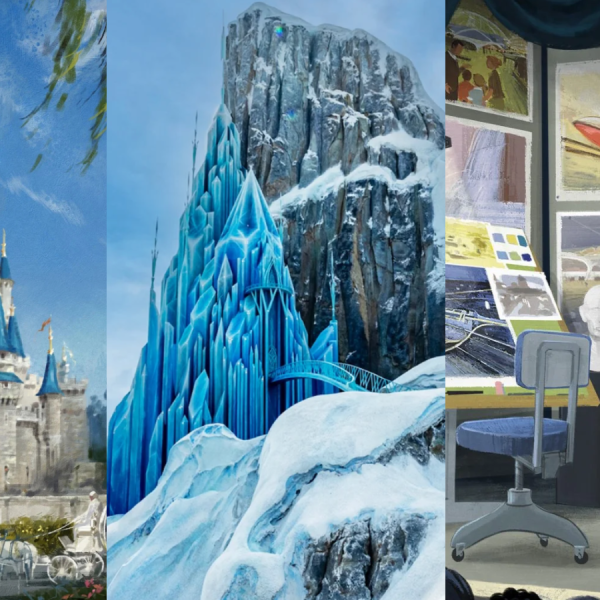 Cinderella Castle repaint, World of Frozen, and Walt Disney animatronic