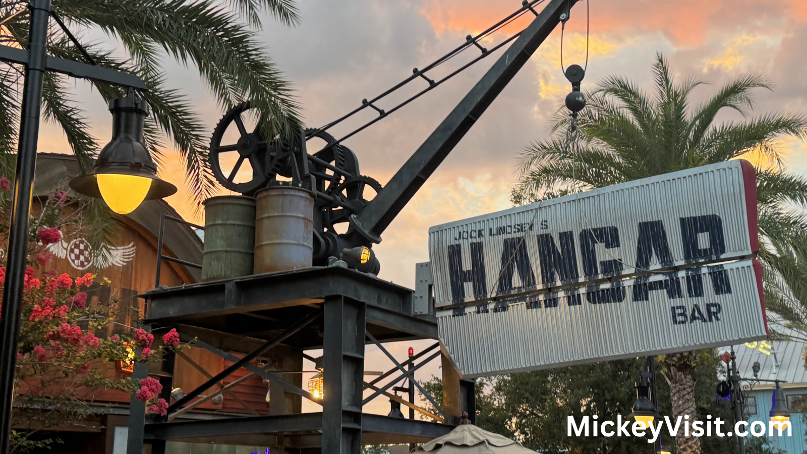 Jock Lindseys hangar sign