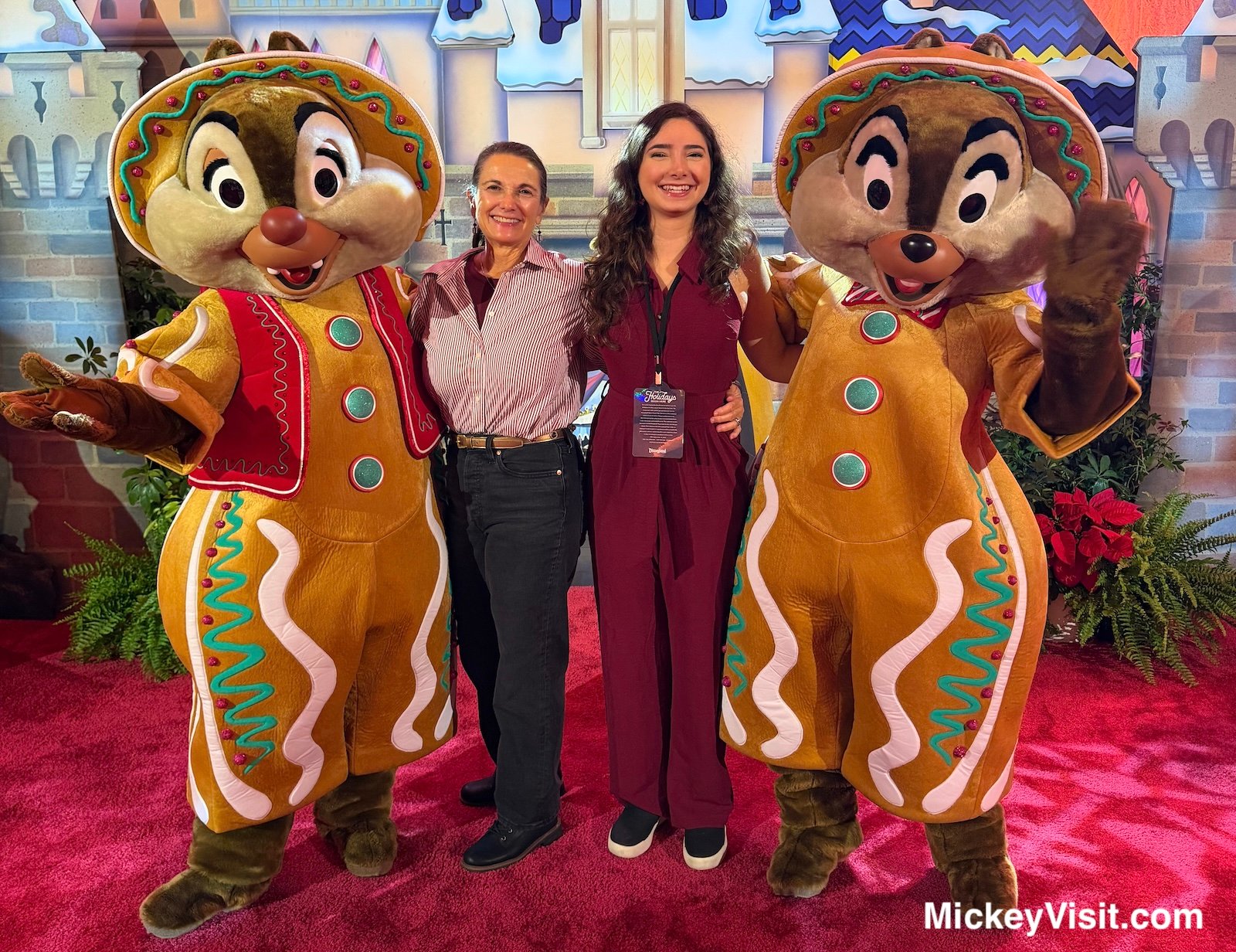 Chip and Dale holiday outfits
