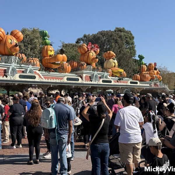 Disneyland Park Halloween entrance gates
