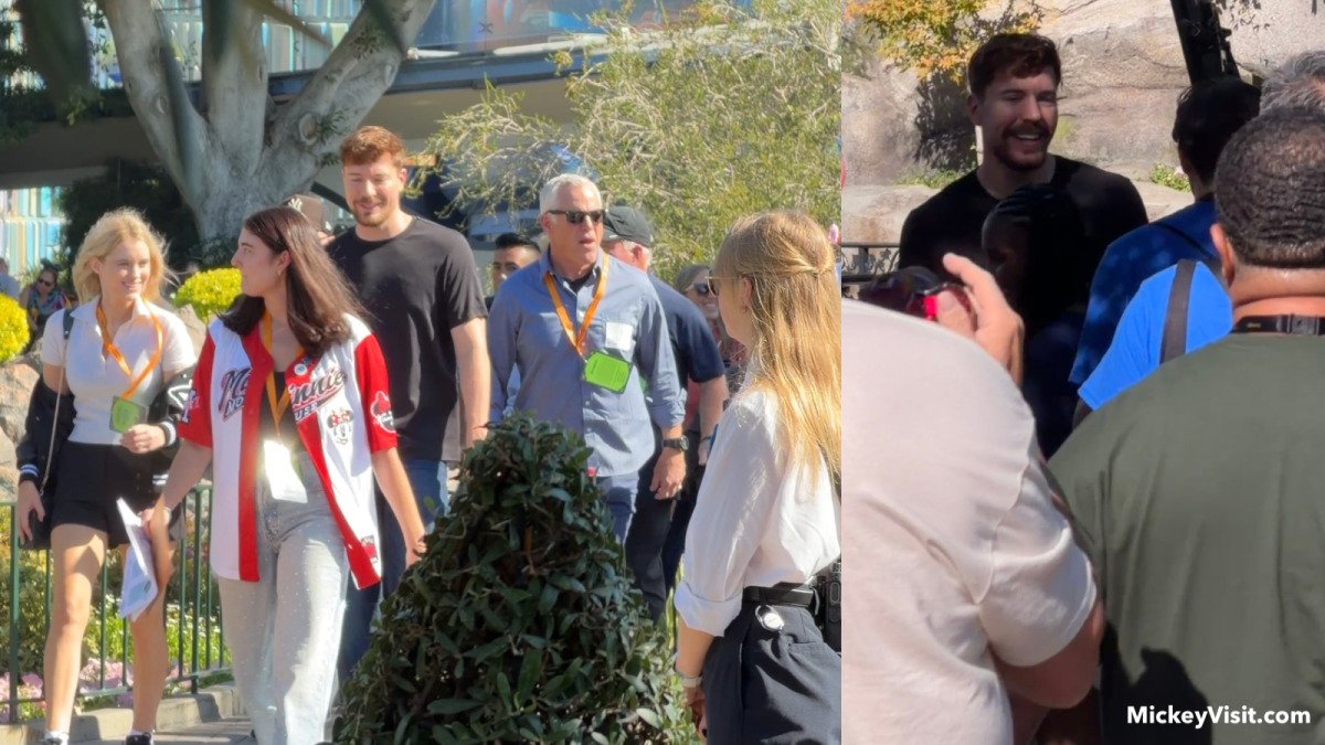 MrBeast at Disneyland for Make-A-Wish event