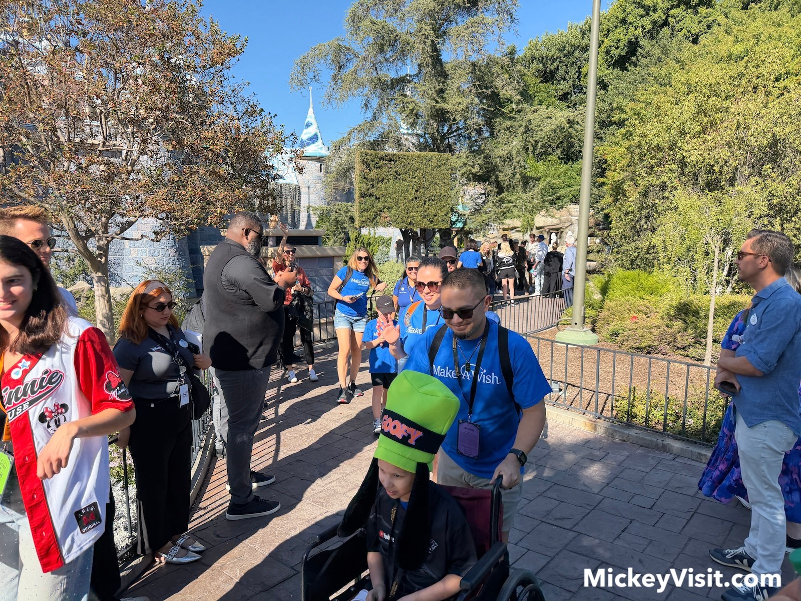 Make-A-Wish at Disneyland influencer event