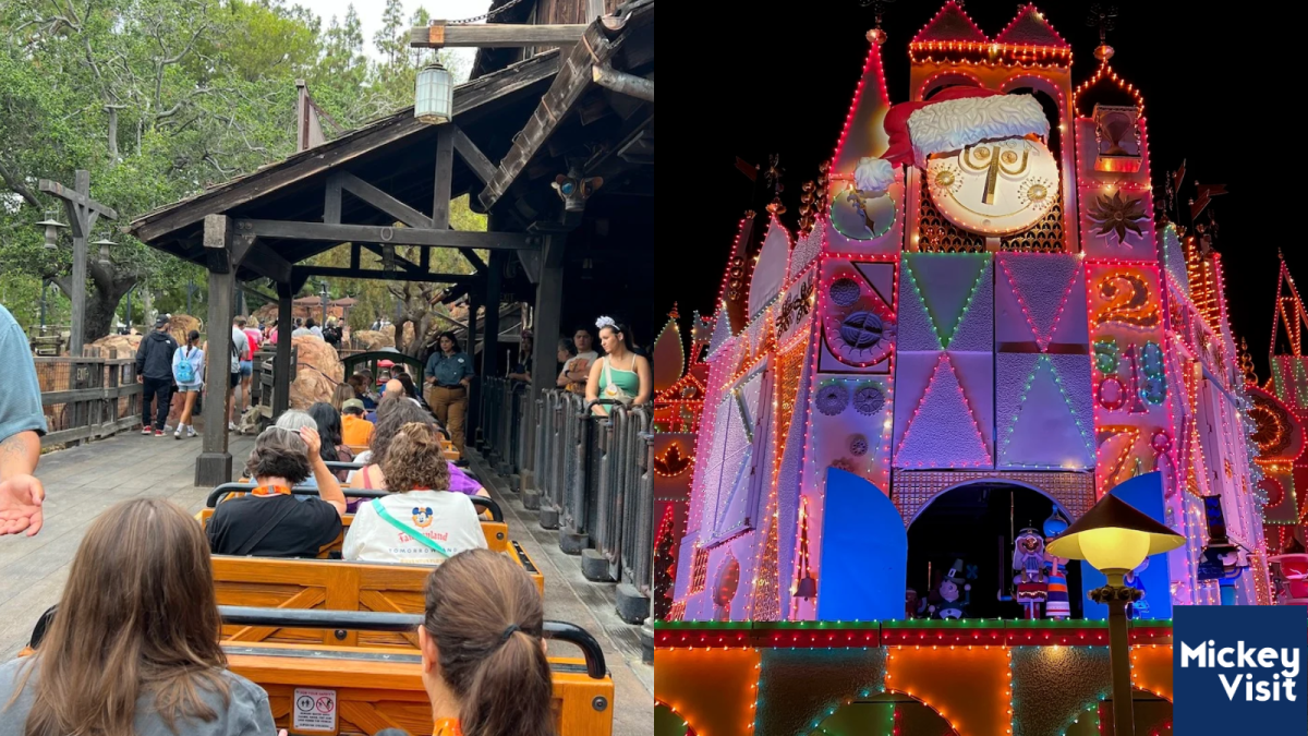 Big Thunder Mountain Railroad and "it's a small world" Holiday
