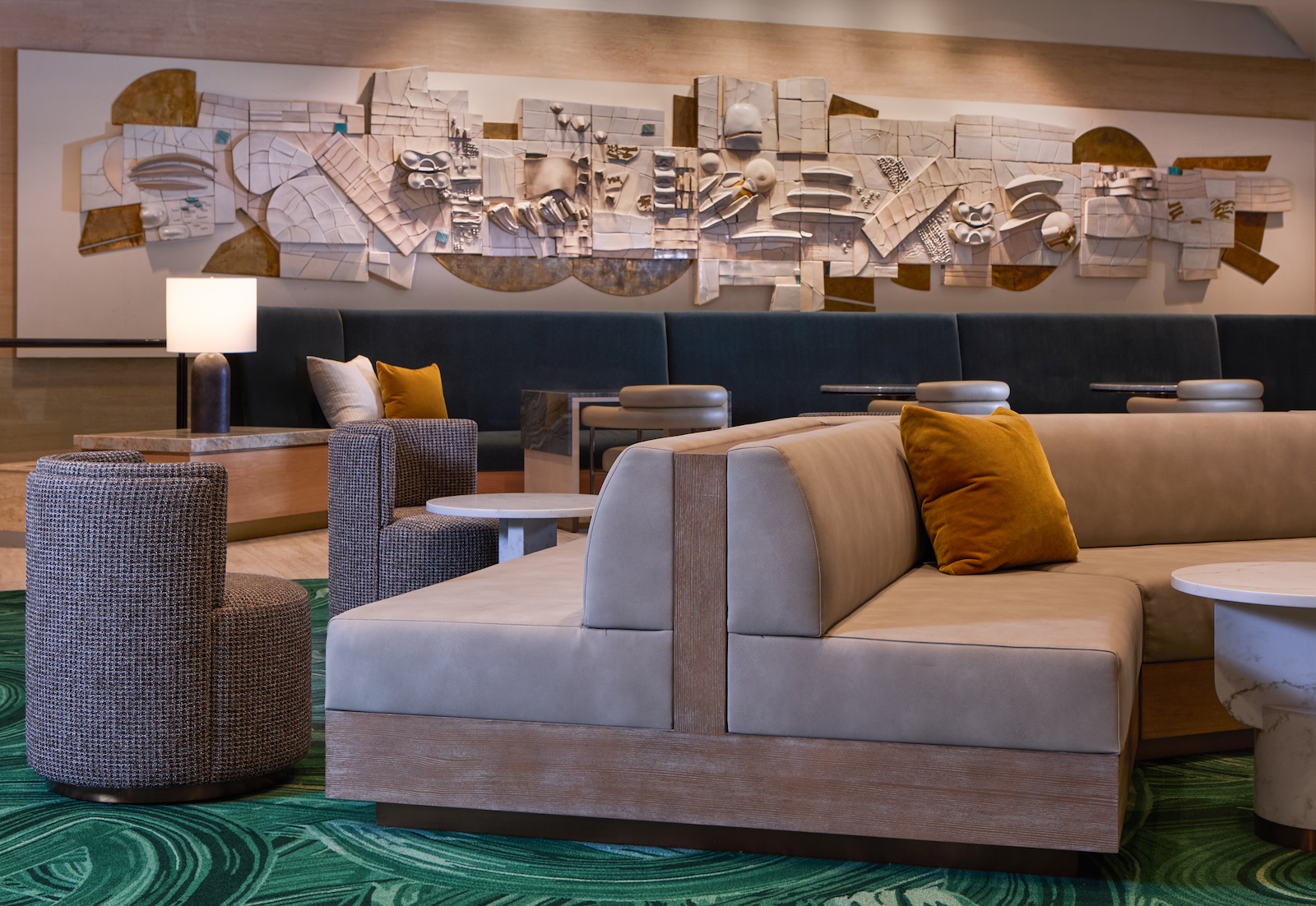 Hilton Anaheim renovated lobby