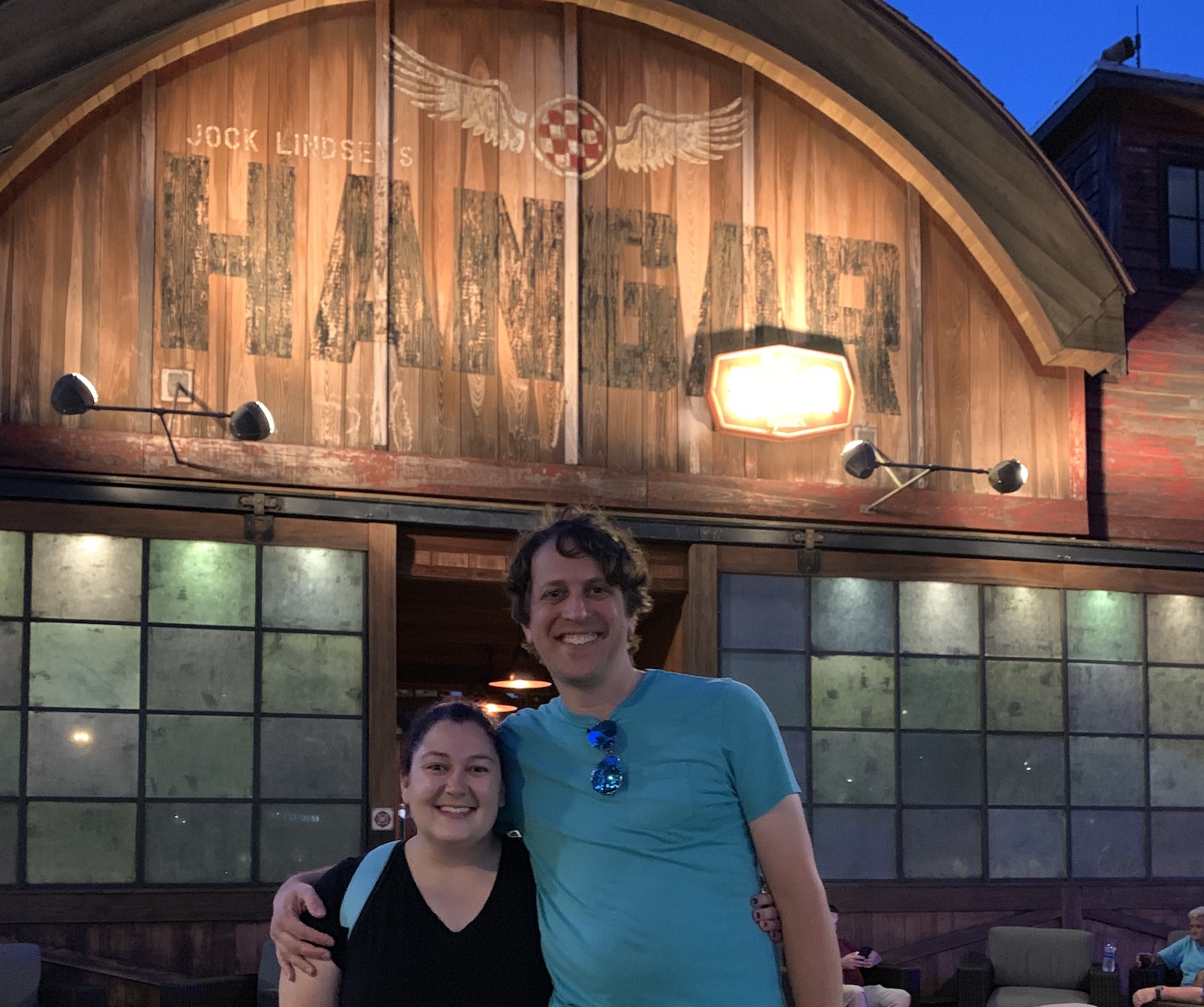 Jock Lindsey's Hangar Bar entrance