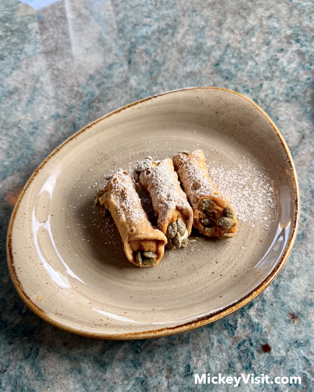 Pumpkin Cannoli at Magic Key Terrace