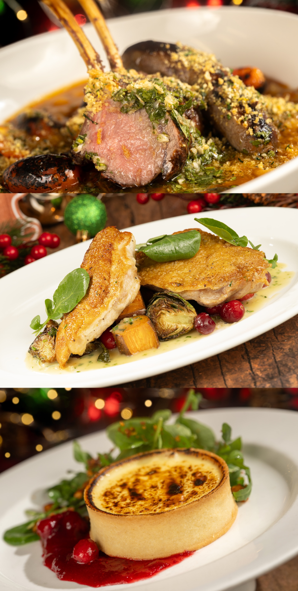 Be Our Guest Restaurant foods Mickey’s Very Merry Christmas Party