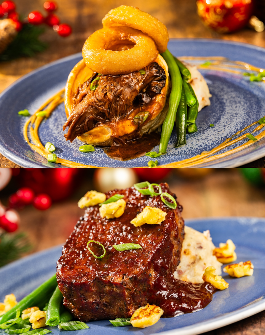 Mickey’s Very Merry Christmas Party Plaza Restaurant foods