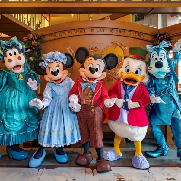 Mickey’s Christmas Carol Feast character looks