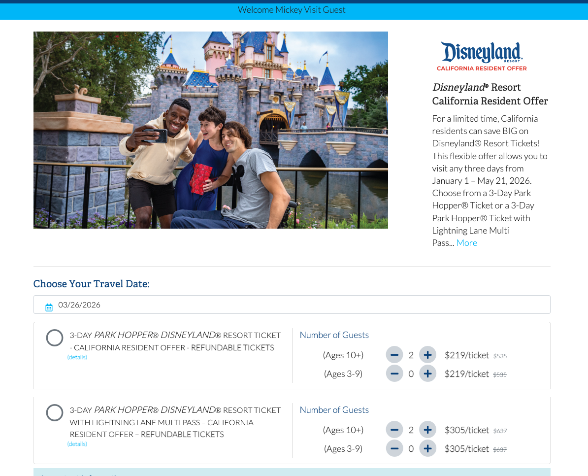 get away today disneyland california resident discount