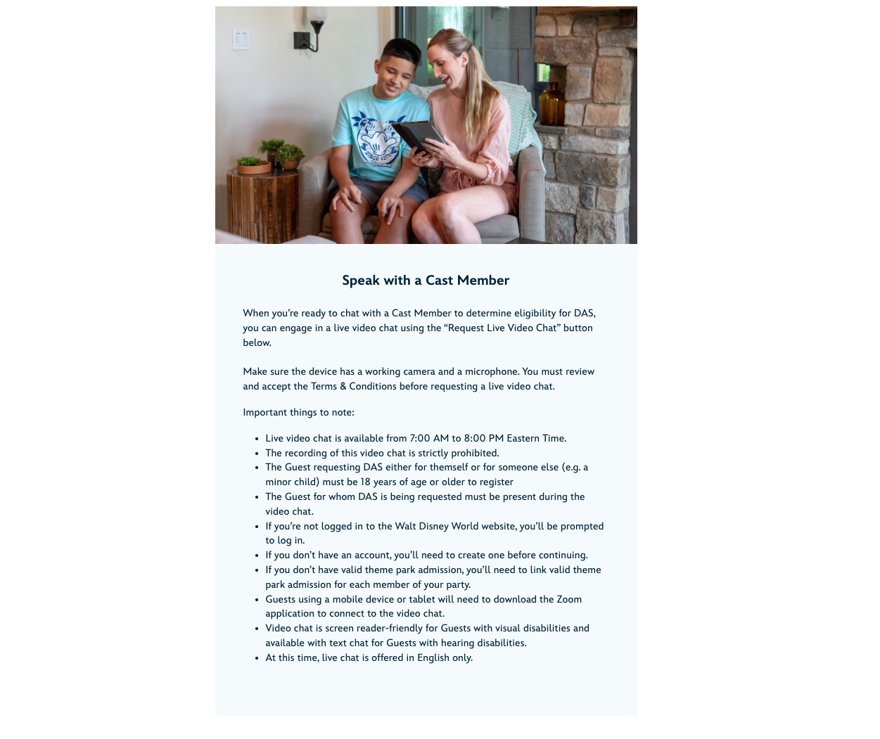 disney world disability pass das page