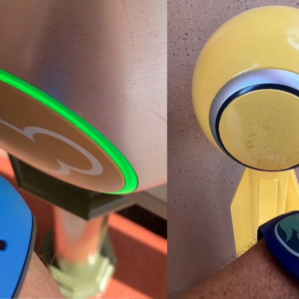disney world magic band scanner