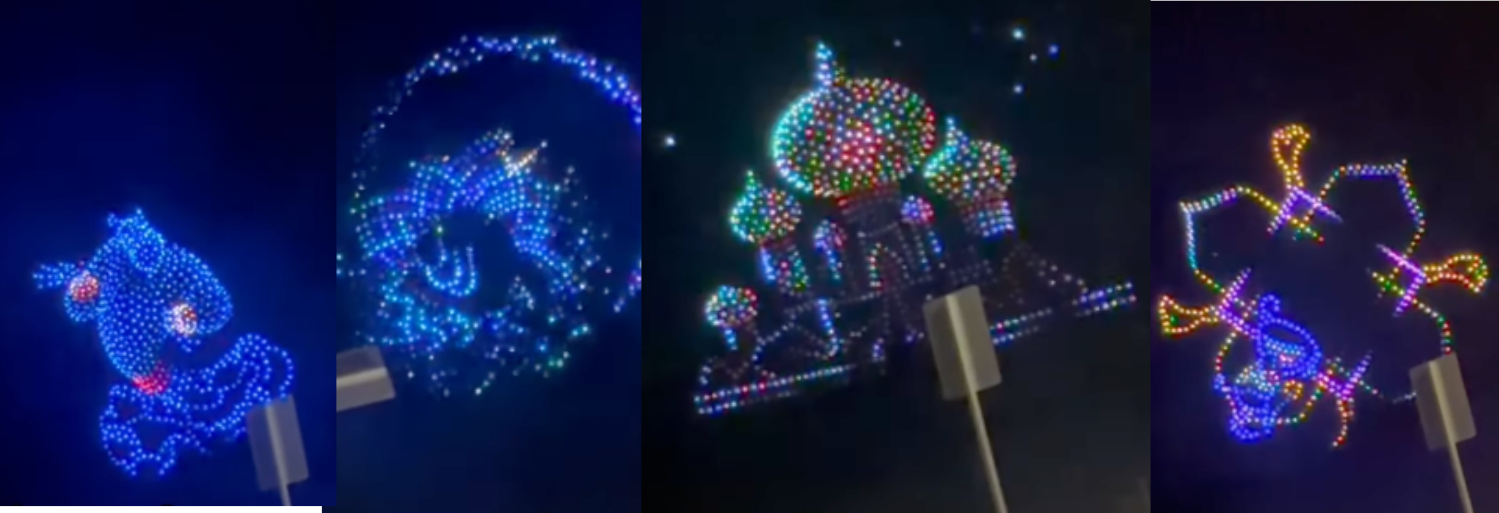 aladdin disney drone show