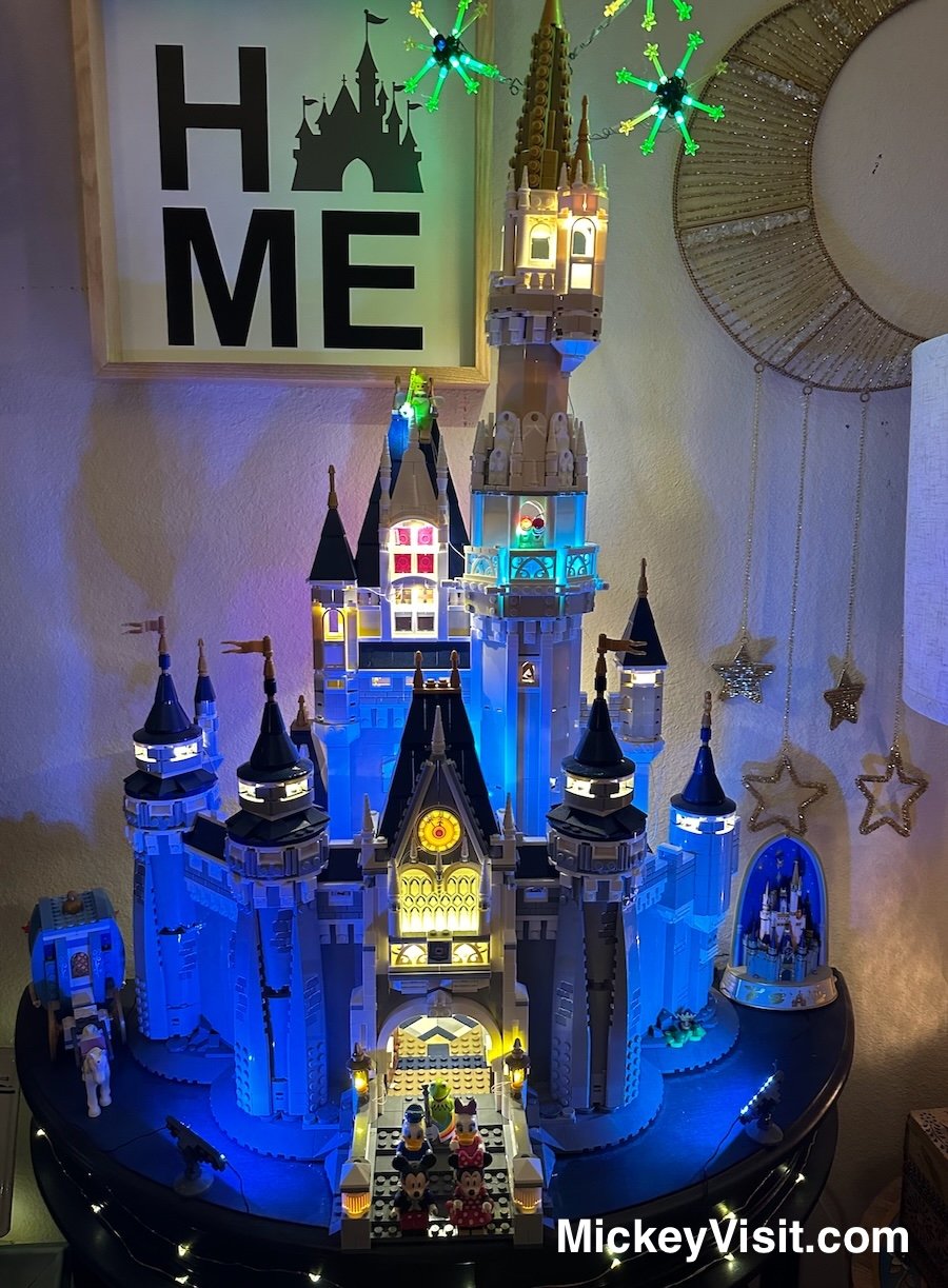 Disney castle LEGO set