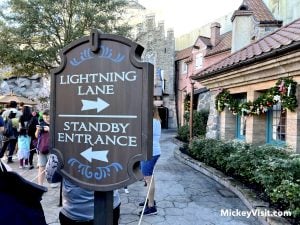 disney world lightning lane entrance epcot