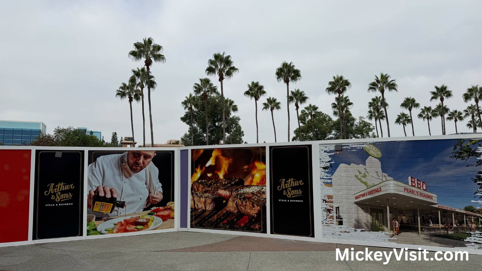Downtown Disney construction