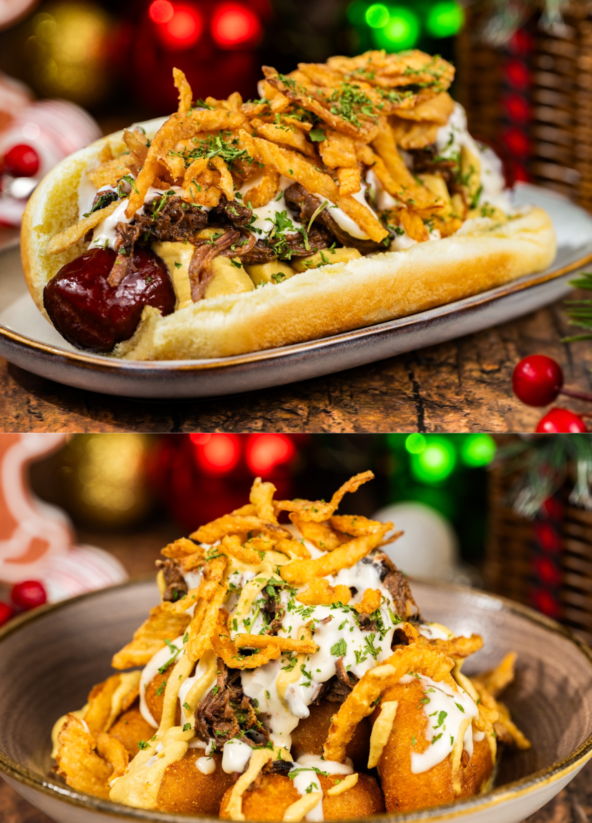 Mickey’s Very Merry Christmas Party foods Casey’s Corner