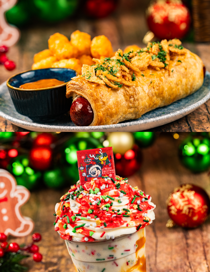 The Friar’s Nook dessert and food at Mickey’s Very Merry Christmas Party