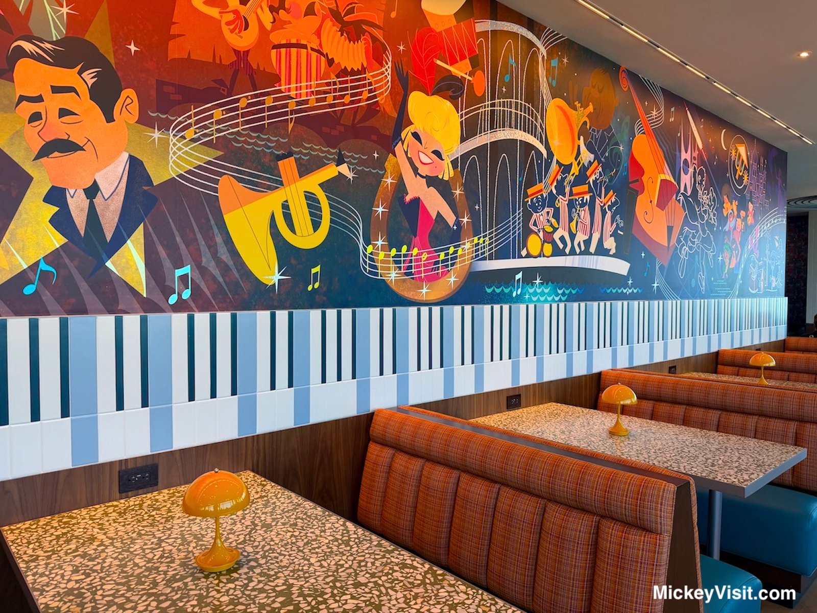 High Key Club mural Disneyland Hotel