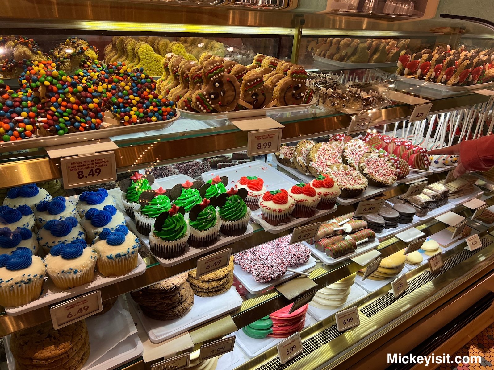 Disneyland sweet shop holiday treats