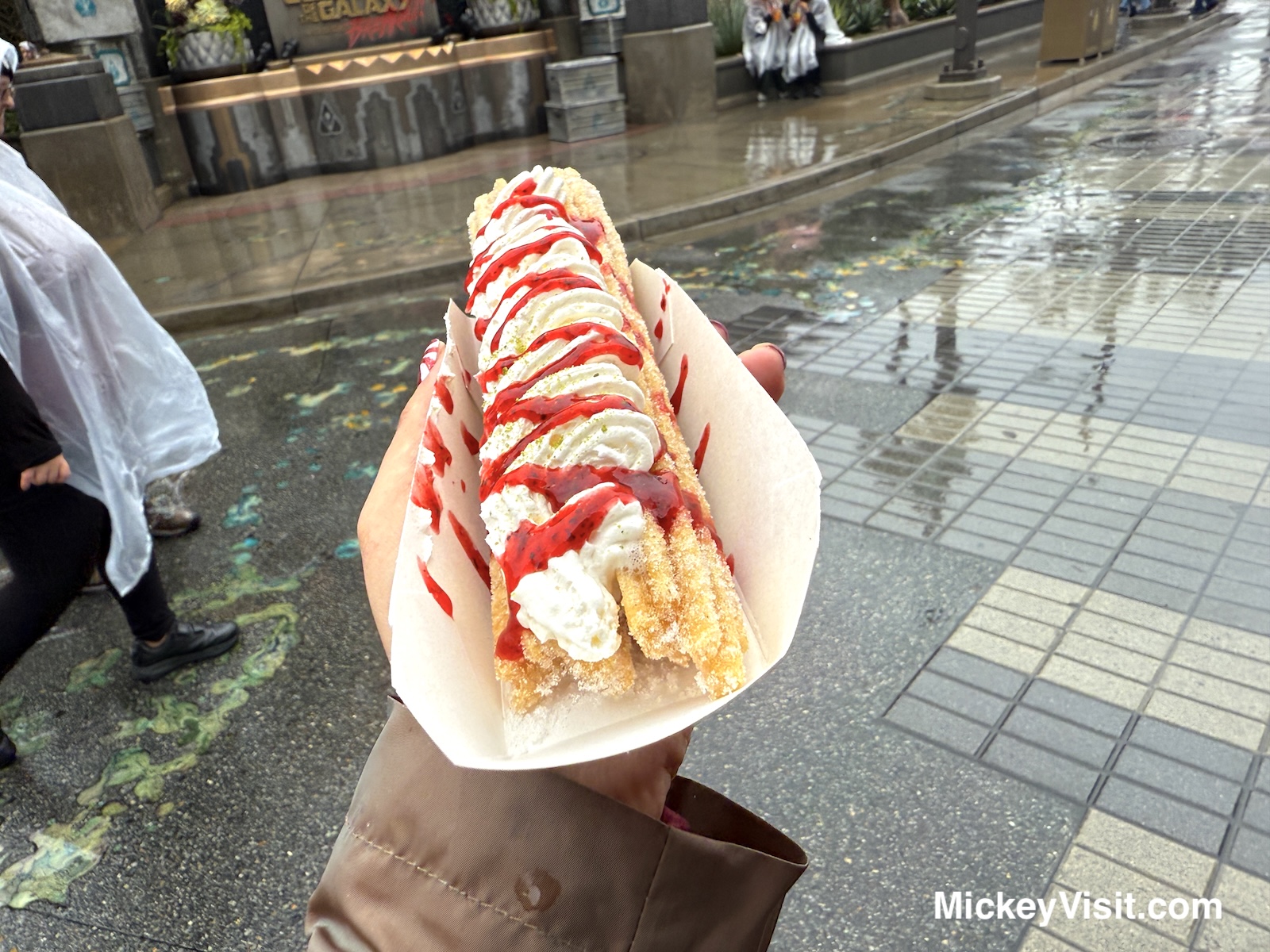 Strawberry Basil Churro