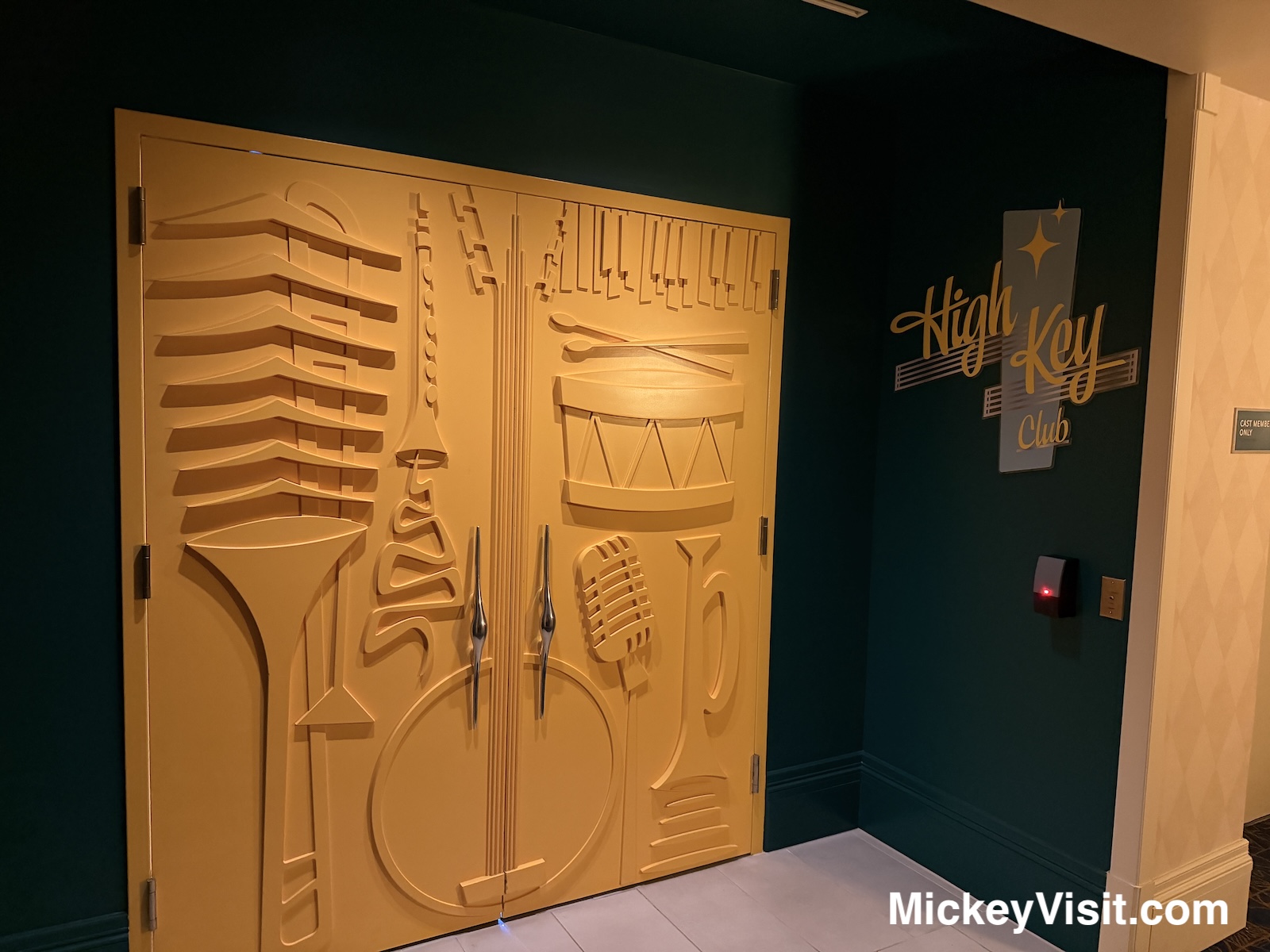 High Ley Club entrance at Disneyland