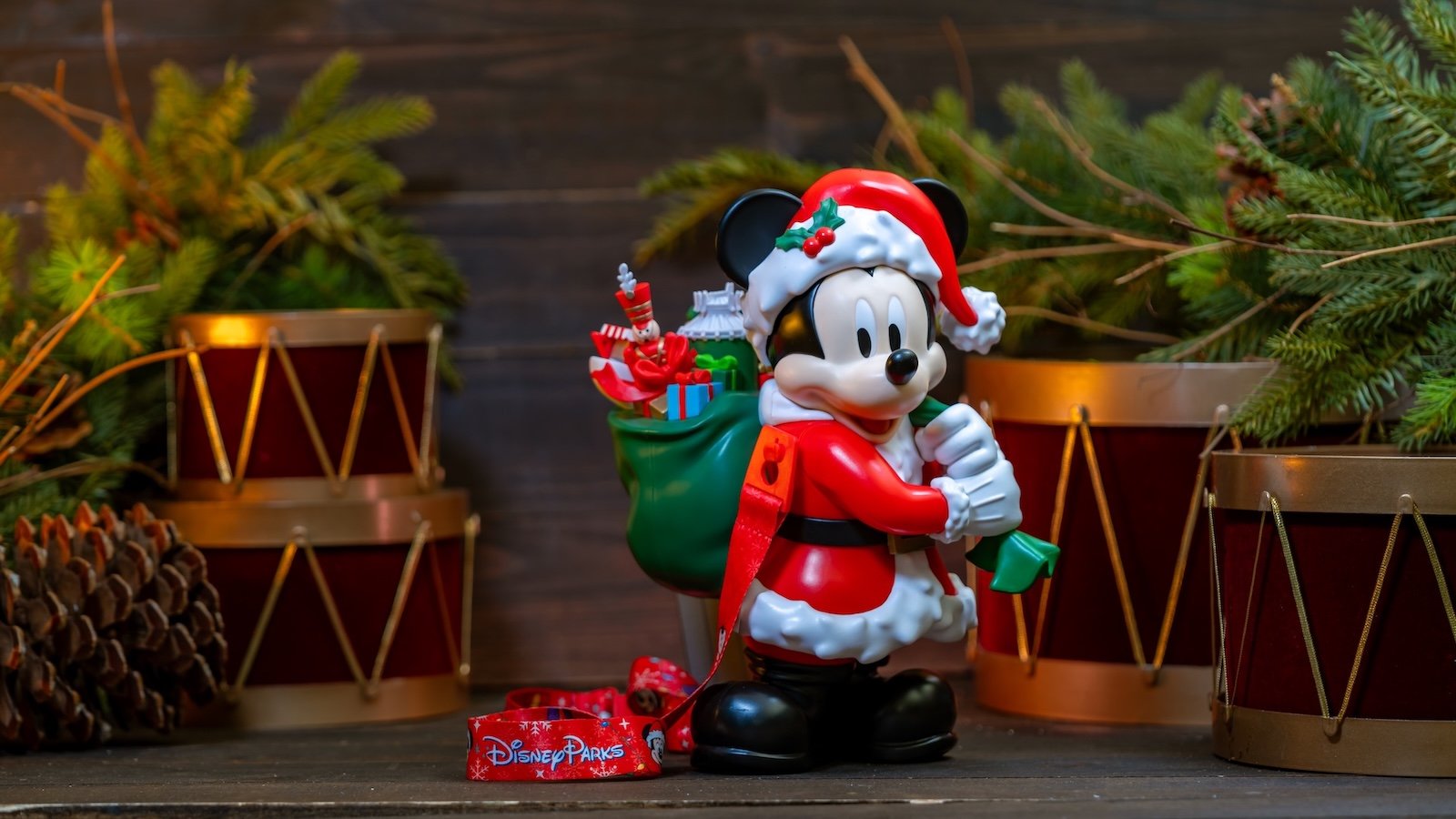 Disneyland Christmas Mickey Mouse Santa Sipper