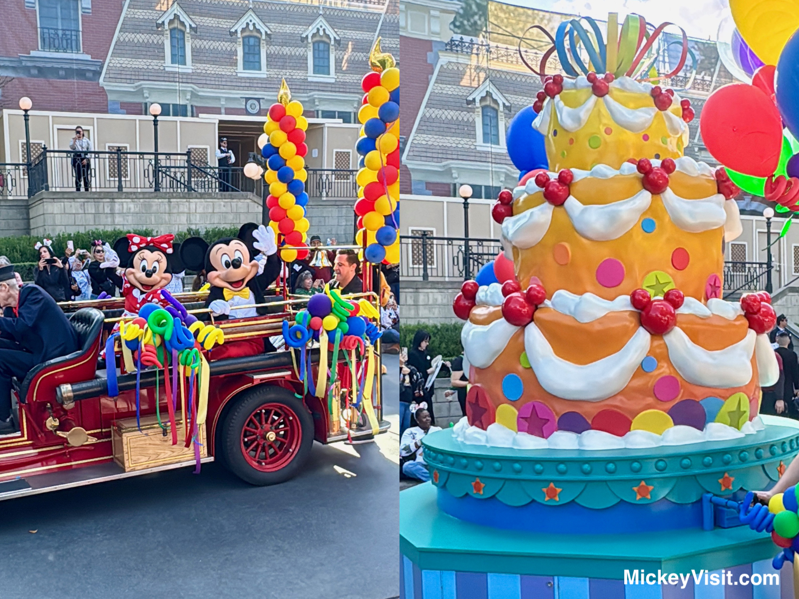 Mickey and Minnie cavalcade birthday
