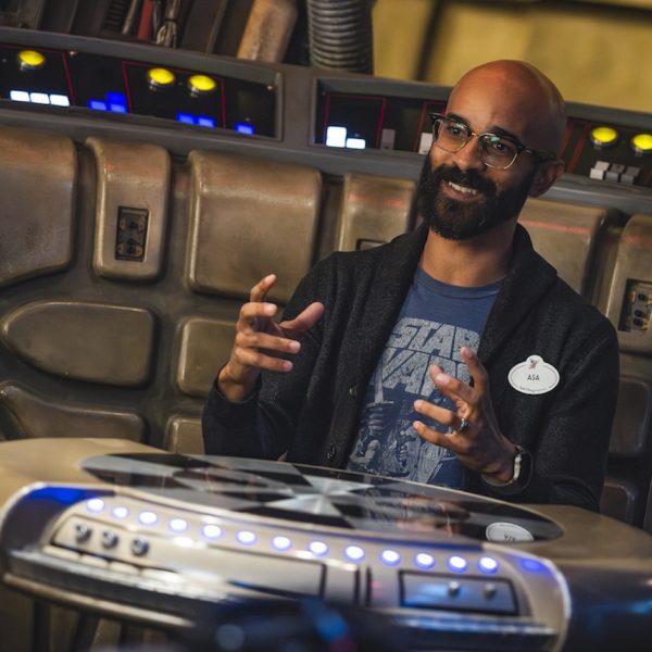 Asa Kalama Millennium Falcon ride