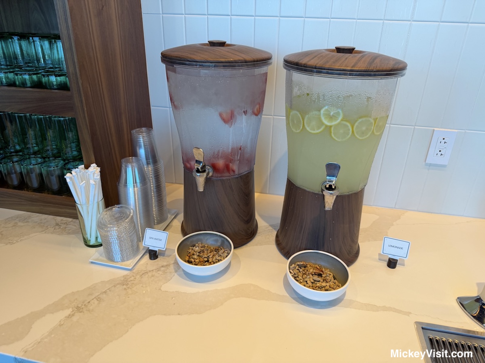 spa water High Key Club Disneyland Hotel