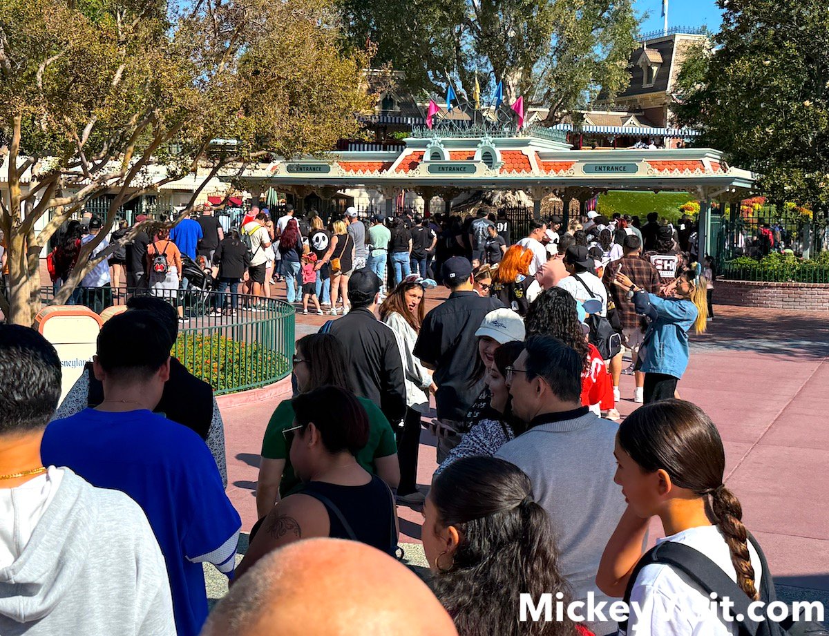 disneyland line gate