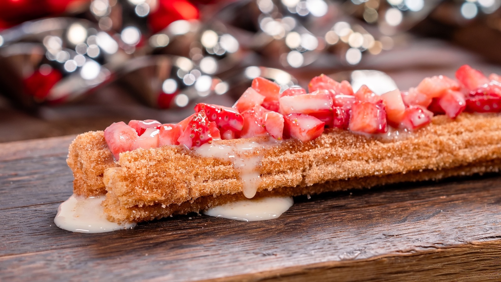 Fresas con Crema Churro
