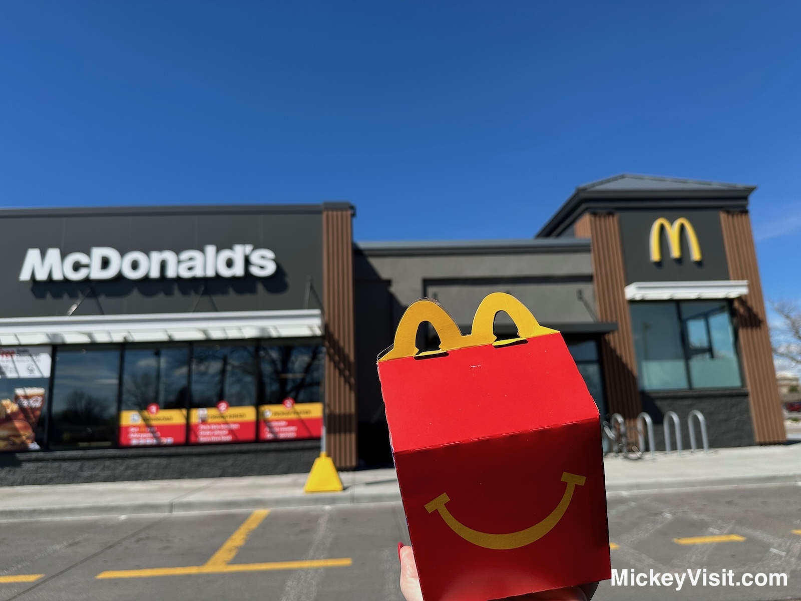 mcdonalds exterior happy meal toy box