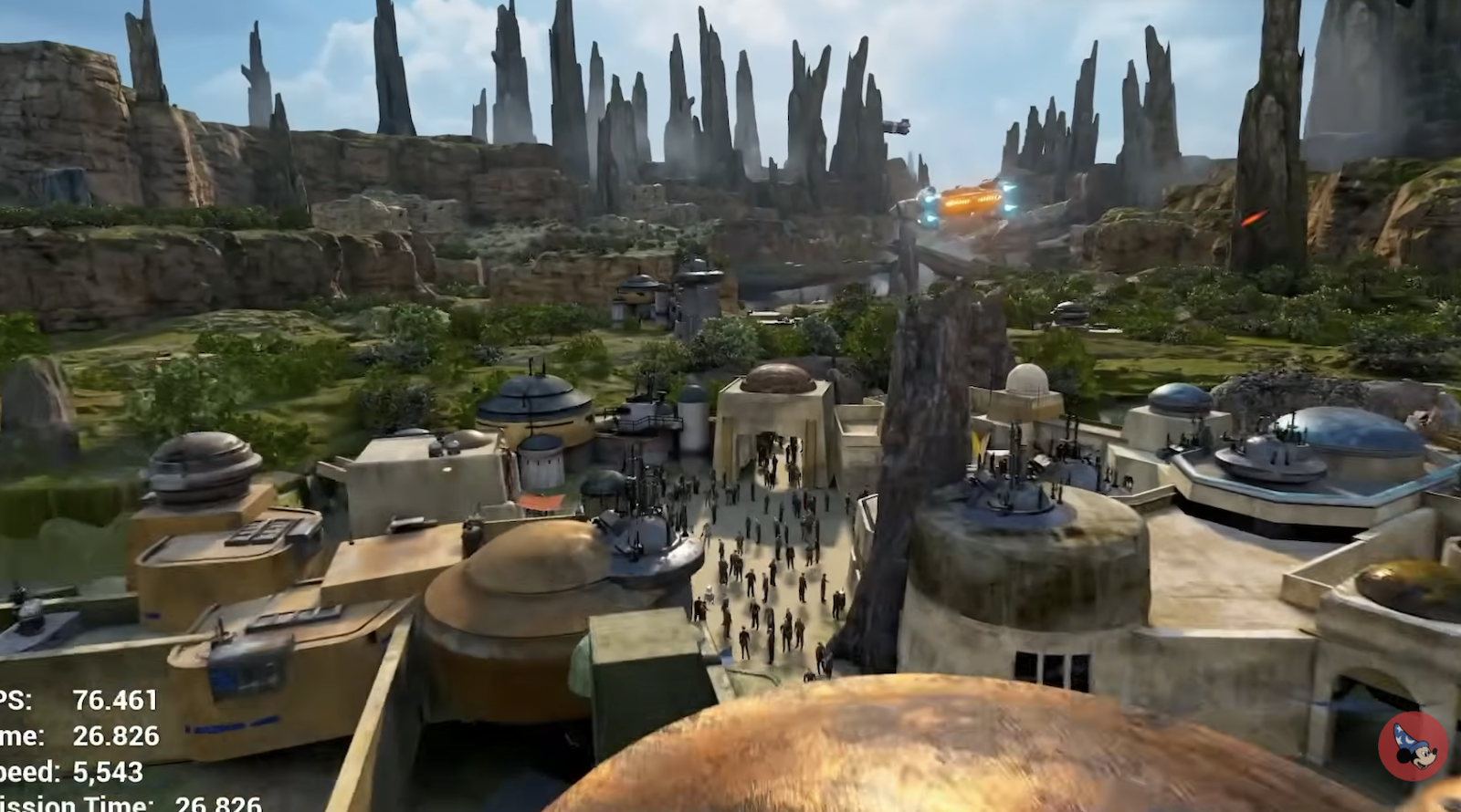 Millennium Falcon Ride gameplay model