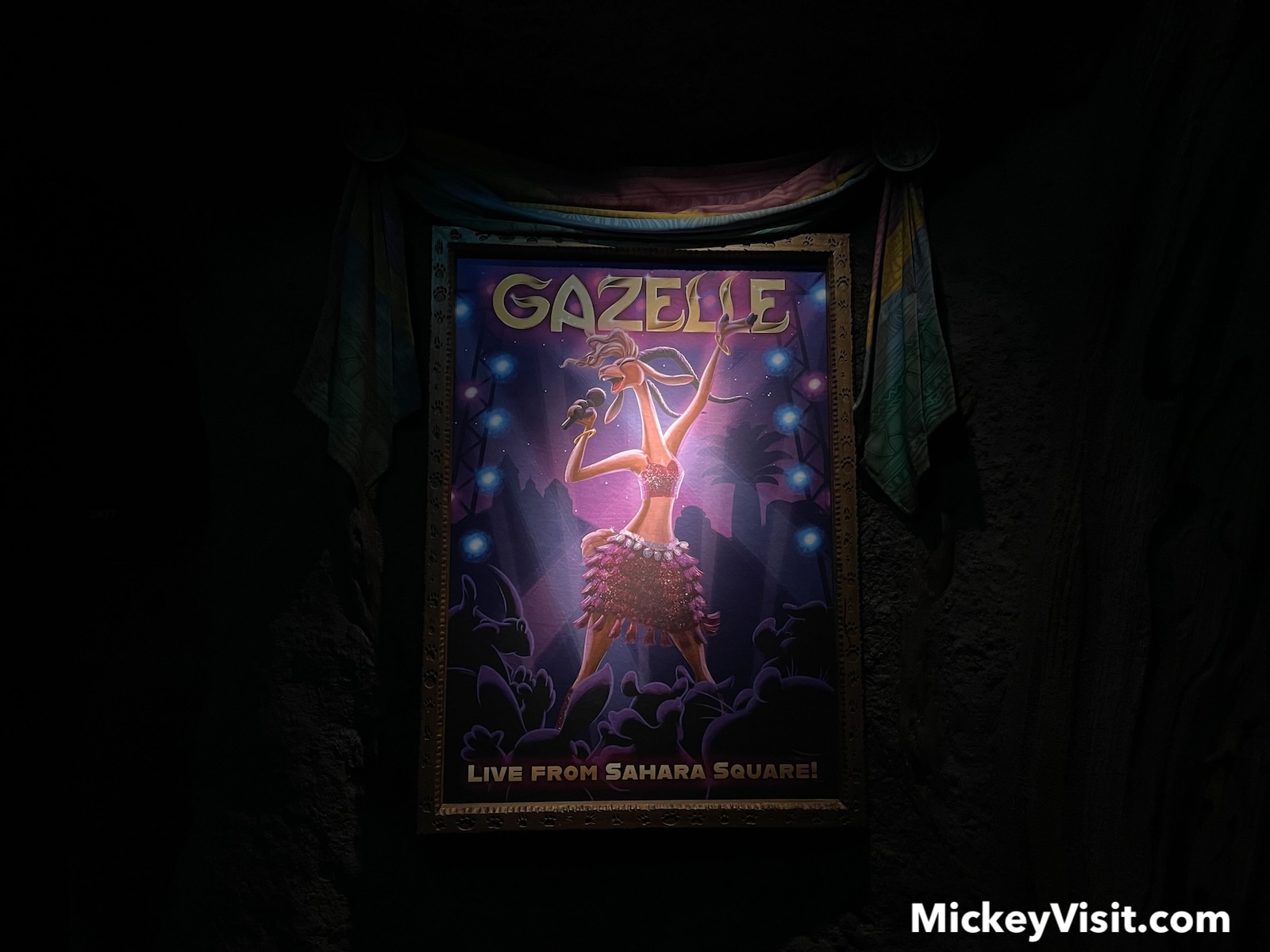 Gazelle poster Zootopia show