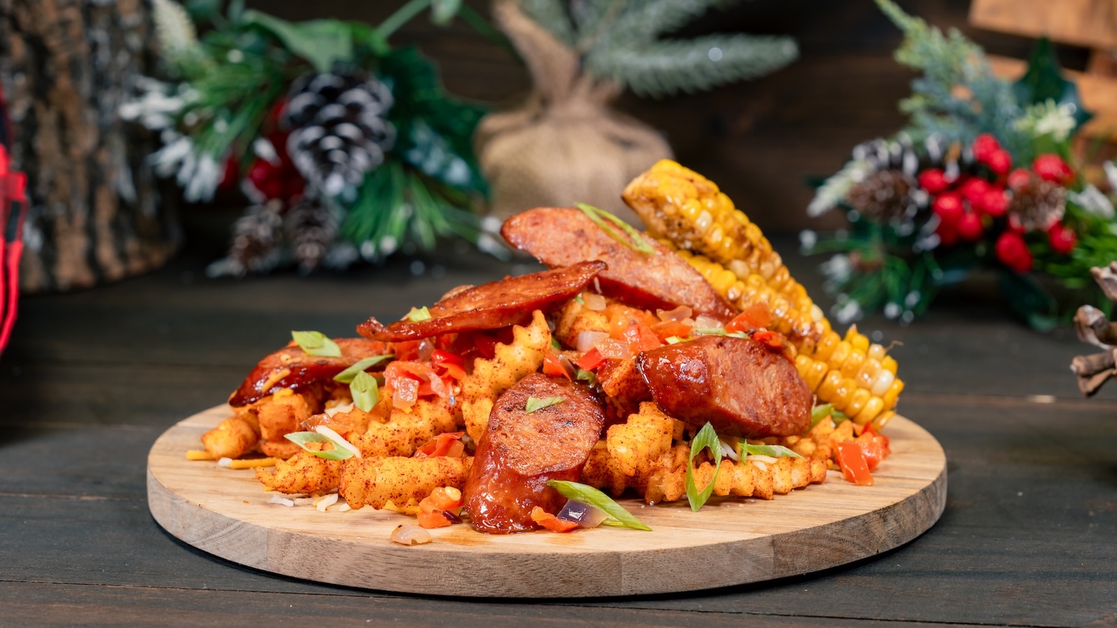 Spicy Cajun Loaded Fries at Smokejumpers Grill