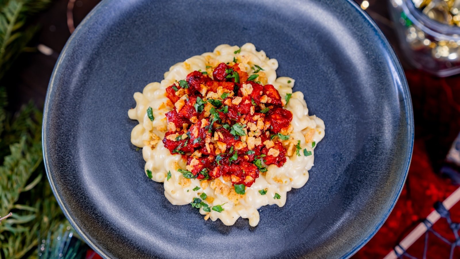 new Al Pastor Mac & Cheese Disney Festival of Holidays