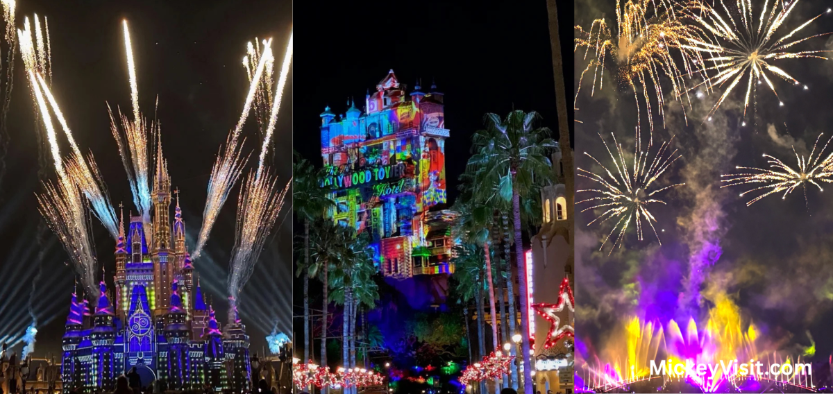 Disney World fireworks new years