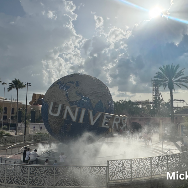 universal orlando entrance globe