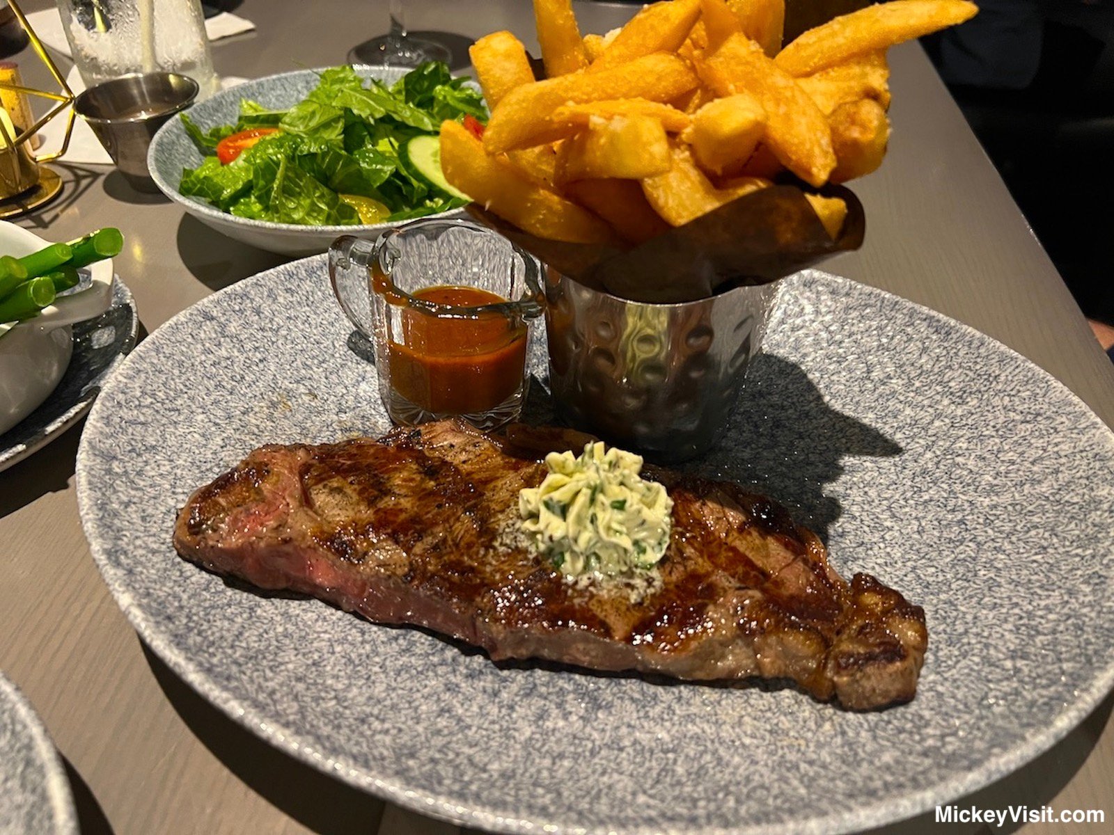 Ale and Compass steak Disney World